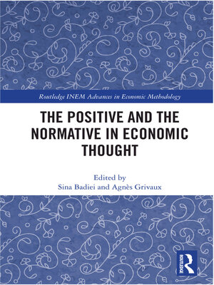 cover image of The Positive and the Normative in Economic Thought